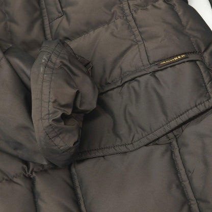 【中古】ムーレー MOORER VALENTE-KM ポリエステル ダウンコート ダークブラウン【サイズ50】【 状態ランクB 】【 メンズ 】