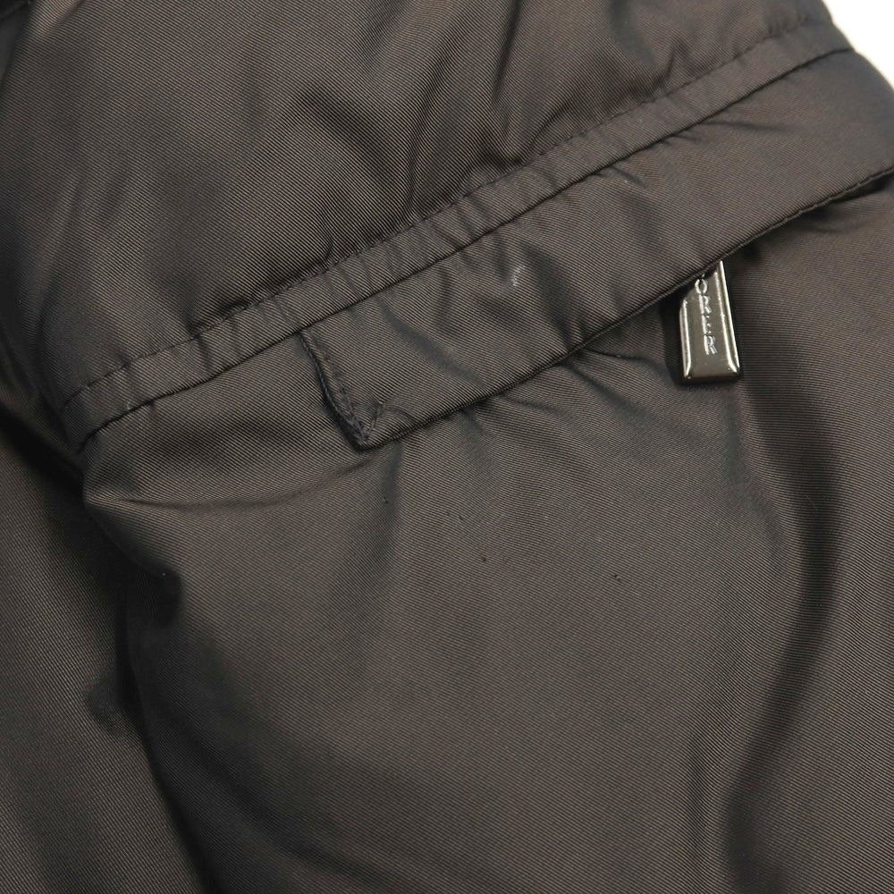 【中古】ムーレー MOORER VALENTE-KM ポリエステル ダウンコート ダークブラウン【サイズ50】【 状態ランクB 】【 メンズ 】