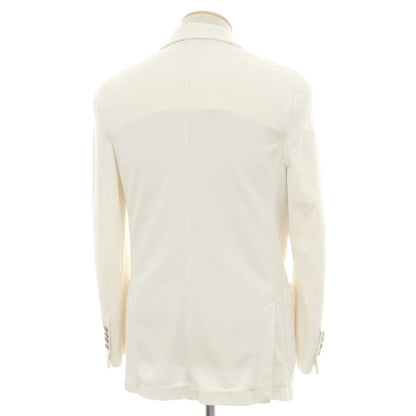 【中古】チルコロ1901 CIRCOLO 1901 コットン ジャージー 2B カジュアルジャケット ホワイト【サイズ44】【 状態ランクC 】【 メンズ 】