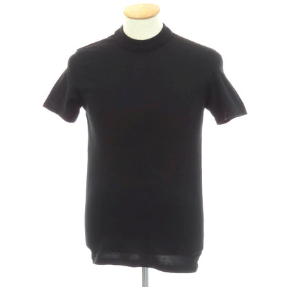 【中古】イヴサンローランリヴゴーシュ Yves Saint Laurent rive gauche コットン 半袖Ｔシャツ ブラック【サイズS】【 状態ランクB 】【 メンズ 】