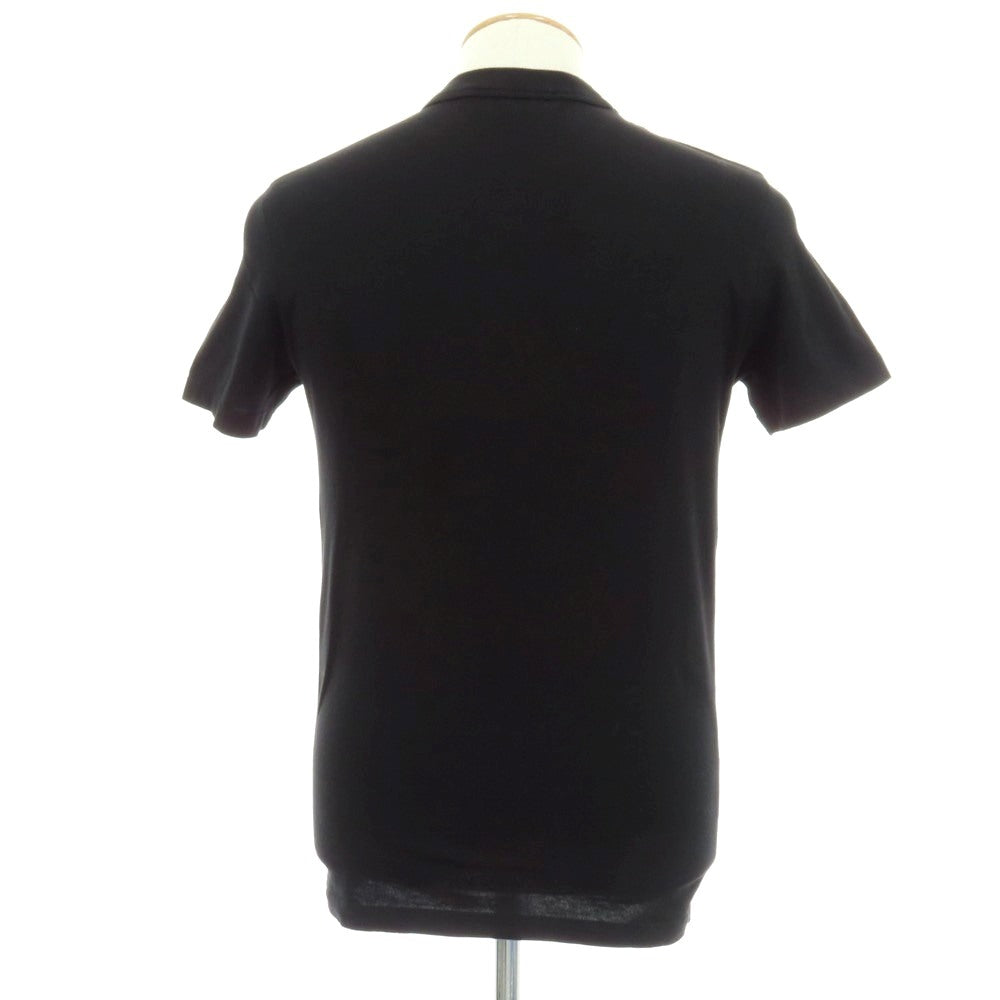 【中古】イヴサンローランリヴゴーシュ Yves Saint Laurent rive gauche コットン 半袖Ｔシャツ ブラック【サイズS】【 状態ランクB 】【 メンズ 】