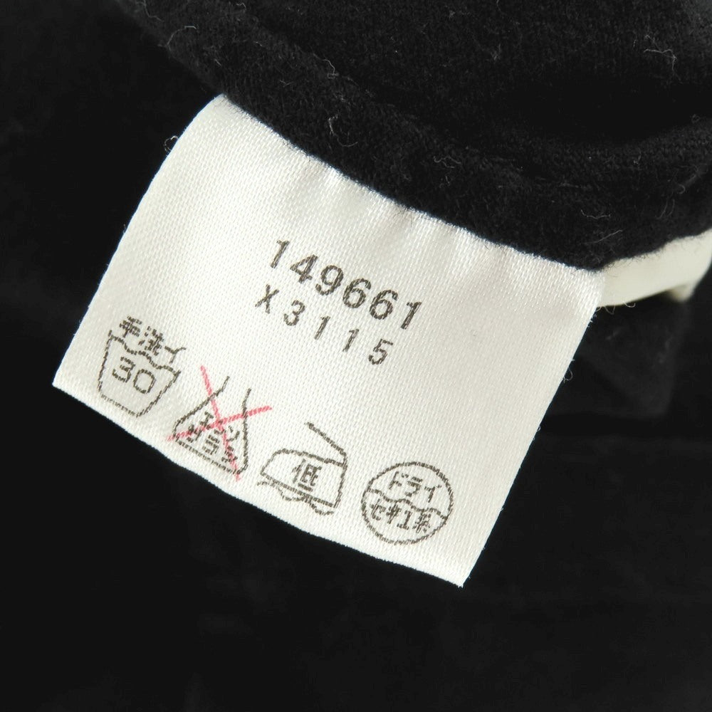 【中古】イヴサンローランリヴゴーシュ Yves Saint Laurent rive gauche コットン 半袖Ｔシャツ ブラック【サイズS】【 状態ランクB 】【 メンズ 】