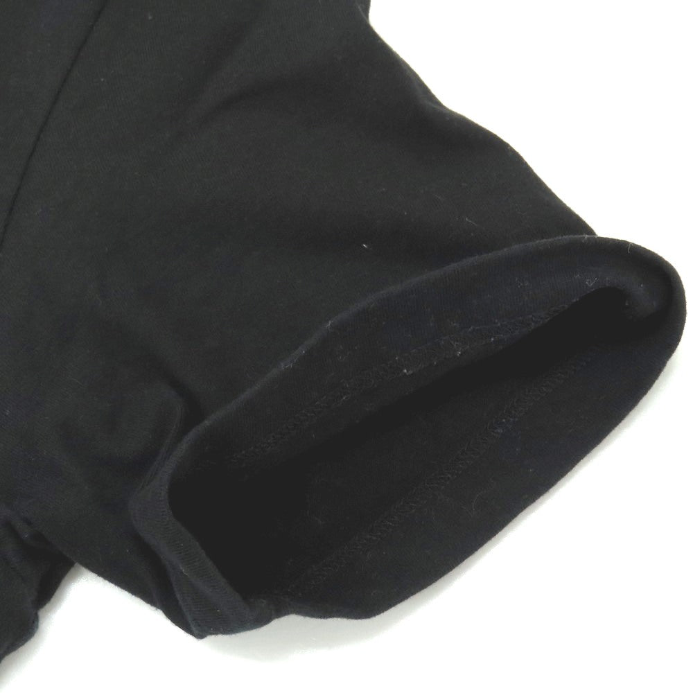 【中古】イヴサンローランリヴゴーシュ Yves Saint Laurent rive gauche コットン 半袖Ｔシャツ ブラック【サイズS】【 状態ランクB 】【 メンズ 】