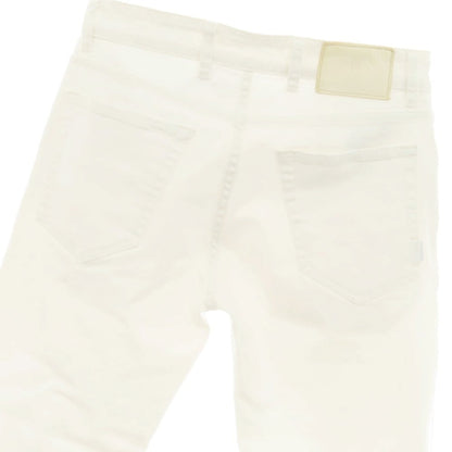 【中古】ピーティートリノ デニム PT TORINO DENIM SWING ダメージ＆リペア加工 ストレッチ コットン デニムパンツ ホワイト【サイズ30】【 状態ランクB 】【 メンズ 】