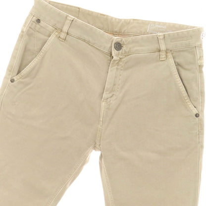 【中古】ピーティートリノ デニム PT TORINO DENIM INDIE ストレッチ コットン デニムパンツ ベージュ【サイズ32】【 状態ランクC 】【 メンズ 】