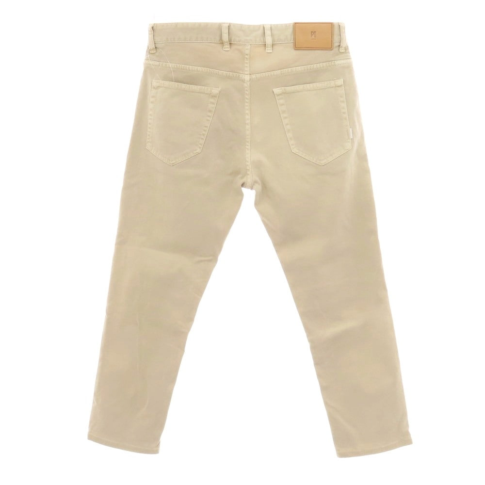 【中古】ピーティートリノ デニム PT TORINO DENIM INDIE ストレッチ コットン デニムパンツ ベージュ【サイズ32】【 状態ランクC 】【 メンズ 】