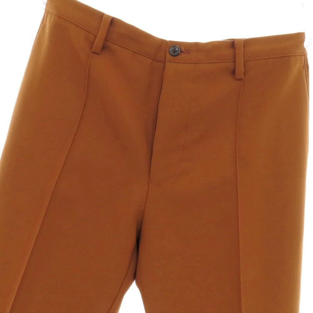 【中古】インスピンクト INSPINCT ポリエステルウール イージースラックスパンツ オレンジブラウン【サイズ2】【 状態ランクA 】【 メンズ 】