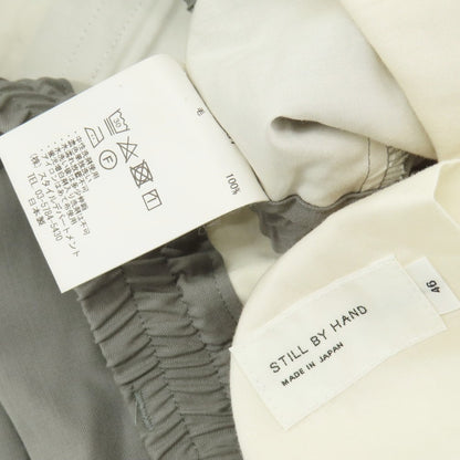 【中古】スティルバイハンド STILL BY HAND ウール イージースラックスパンツ グレー【サイズ46】【 状態ランクA 】【 メンズ 】