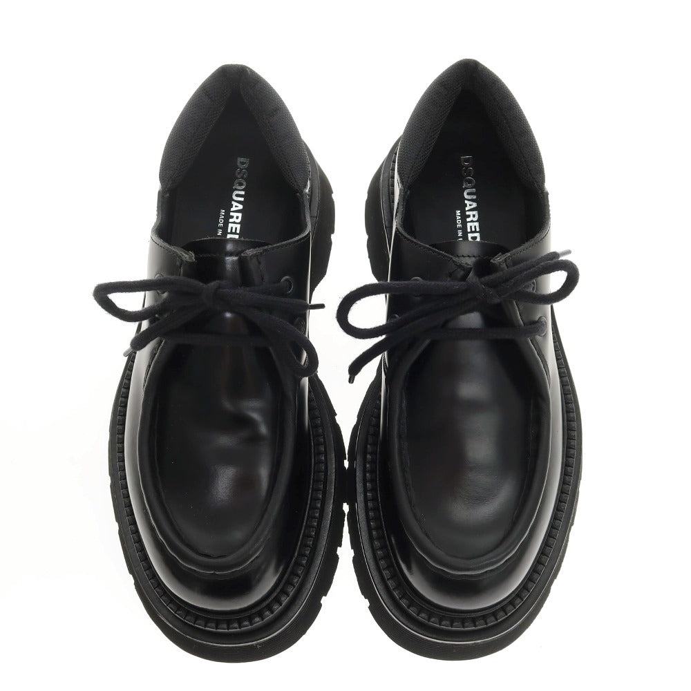 【中古】ディースクエアード DSQUARED2 レザー ブーツ ブラック【サイズ40】【 状態ランクA 】【 メンズ 】