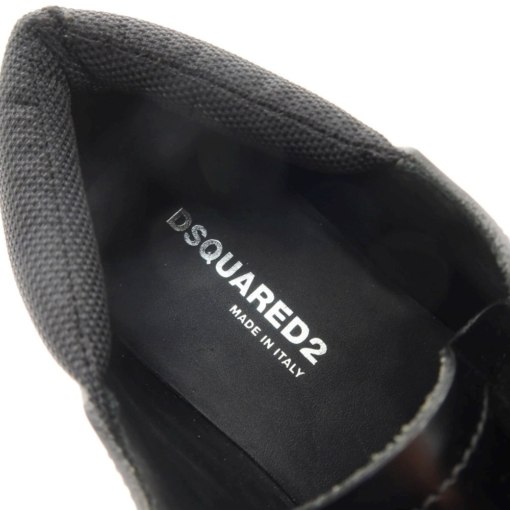 【中古】ディースクエアード DSQUARED2 レザー ブーツ ブラック【サイズ40】【 状態ランクA 】【 メンズ 】