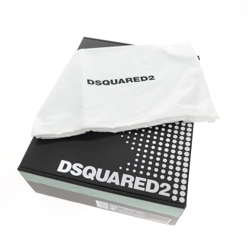 【中古】ディースクエアード DSQUARED2 レザー ブーツ ブラック【サイズ40】【 状態ランクA 】【 メンズ 】
