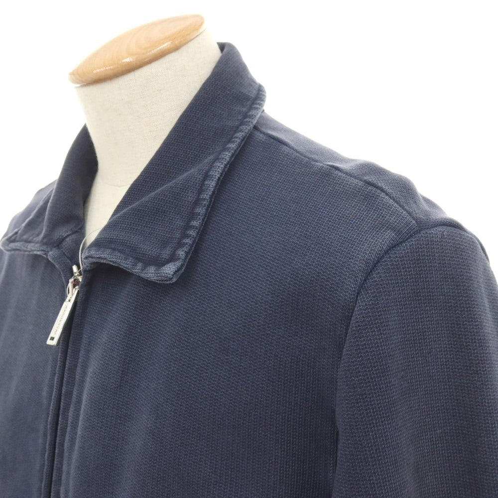 【中古】ディースクエアード DSQUARED2 コットン ダブルジップブルゾン ネイビー【サイズXS】【 状態ランクB 】【 メンズ 】