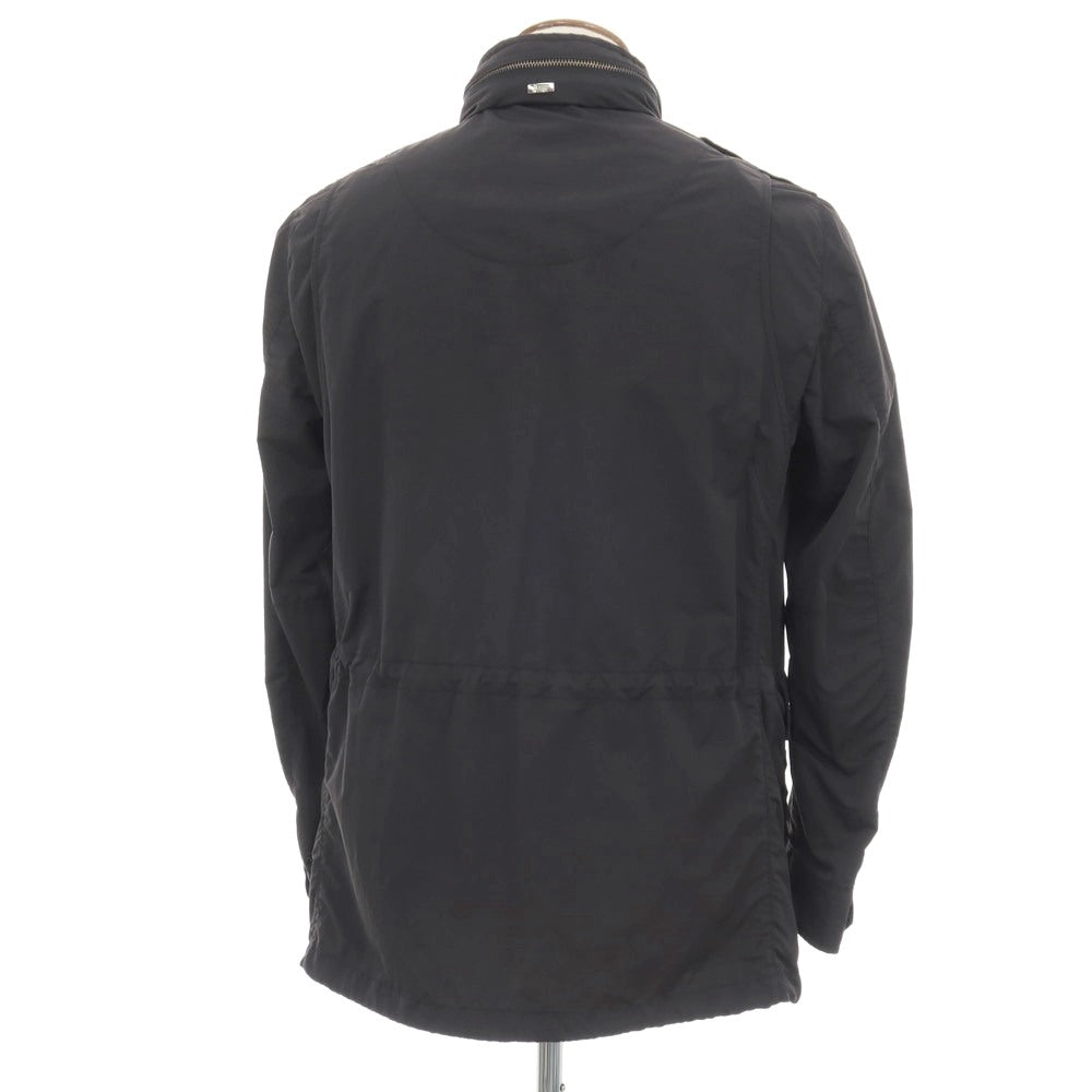 【中古】ヘルノ Herno ナイロン M-65 フィールドジャケット ネイビー系【サイズ48】【 状態ランクC 】【 メンズ 】