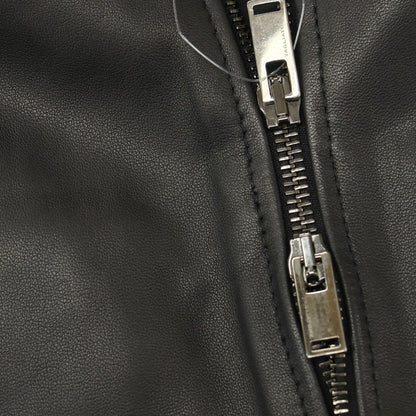 【中古】タリアトーレ TAGLIATORE STANLEY 羊革 ラムレザー シングル ライダースジャケット ブラック【サイズ48】【 状態ランクB 】【 メンズ 】