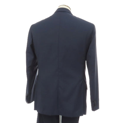 【中古】デペトリロ DE PETRILLO ウール 3つボタンスーツ ネイビー【サイズ50】【 状態ランクB 】【 メンズ 】