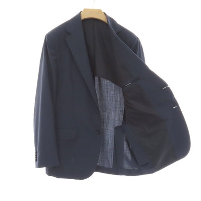 【中古】デペトリロ DE PETRILLO ウール 3つボタンスーツ ネイビー【サイズ50】【 状態ランクB 】【 メンズ 】
