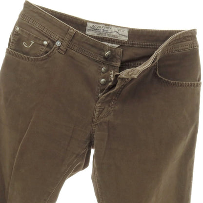 【中古】ヤコブコーエン JACOB COHEN PW622 COMF ストレッチ コットン 5ポケットパンツ ブラウン【サイズ33】【 状態ランクC 】【 メンズ 】
