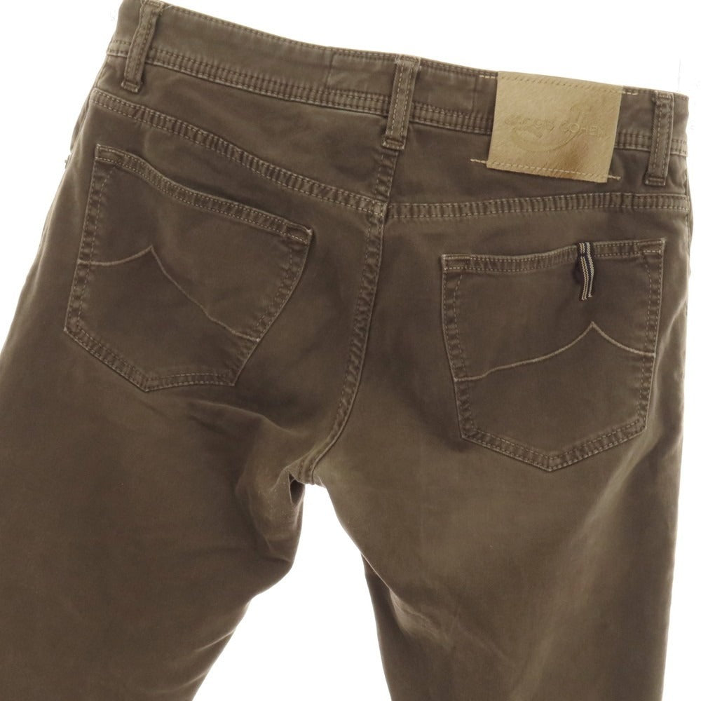 【中古】ヤコブコーエン JACOB COHEN PW622 COMF ストレッチ コットン 5ポケットパンツ ブラウン【サイズ33】【 状態ランクC 】【 メンズ 】