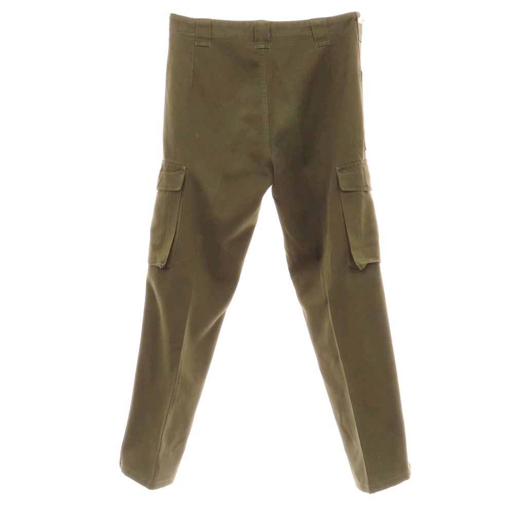 【中古】ミリタリー MILITARY オーストラリア軍 コットンポリエステル カーゴパンツ オリーブ【サイズ96-100 V-VI】【 状態ランクC 】【 メンズ 】