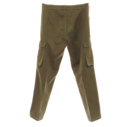 【中古】ミリタリー MILITARY オーストラリア軍 コットンポリエステル カーゴパンツ オリーブ【サイズ96-100 V-VI】【 状態ランクC 】【 メンズ 】