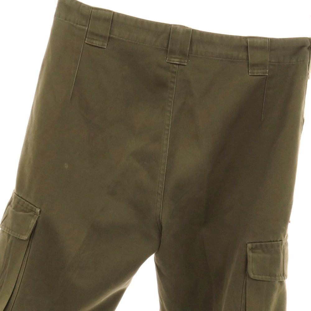 【中古】ミリタリー MILITARY オーストラリア軍 コットンポリエステル カーゴパンツ オリーブ【サイズ96-100 V-VI】【 状態ランクC 】【 メンズ 】