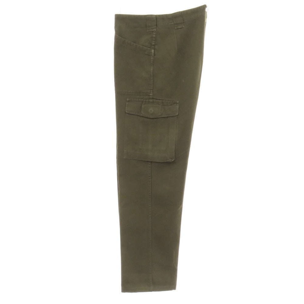 【中古】ミリタリー MILITARY オーストラリア軍 コットンポリエステル カーゴパンツ オリーブ【サイズ96-100 V-VI】【 状態ランクC 】【 メンズ 】