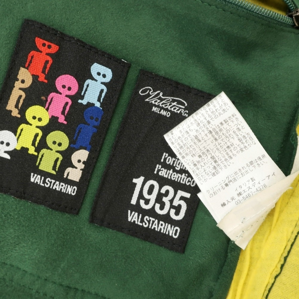 【中古】ヴァルスタリーノ VALSTARINO ゴート スエード ヴァルスタリーノブルゾン レザーブルゾン グリーン【サイズ44】【 状態ランクC 】【 メンズ 】