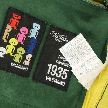 【中古】ヴァルスタリーノ VALSTARINO ゴート スエード ヴァルスタリーノブルゾン レザーブルゾン グリーン【サイズ44】【 状態ランクC 】【 メンズ 】