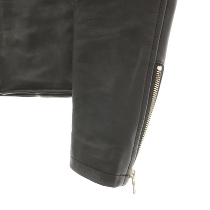 【中古】ビームス BEAMS シープレザー ライダースジャケット ブラック【サイズS】【 状態ランクB 】【 メンズ 】