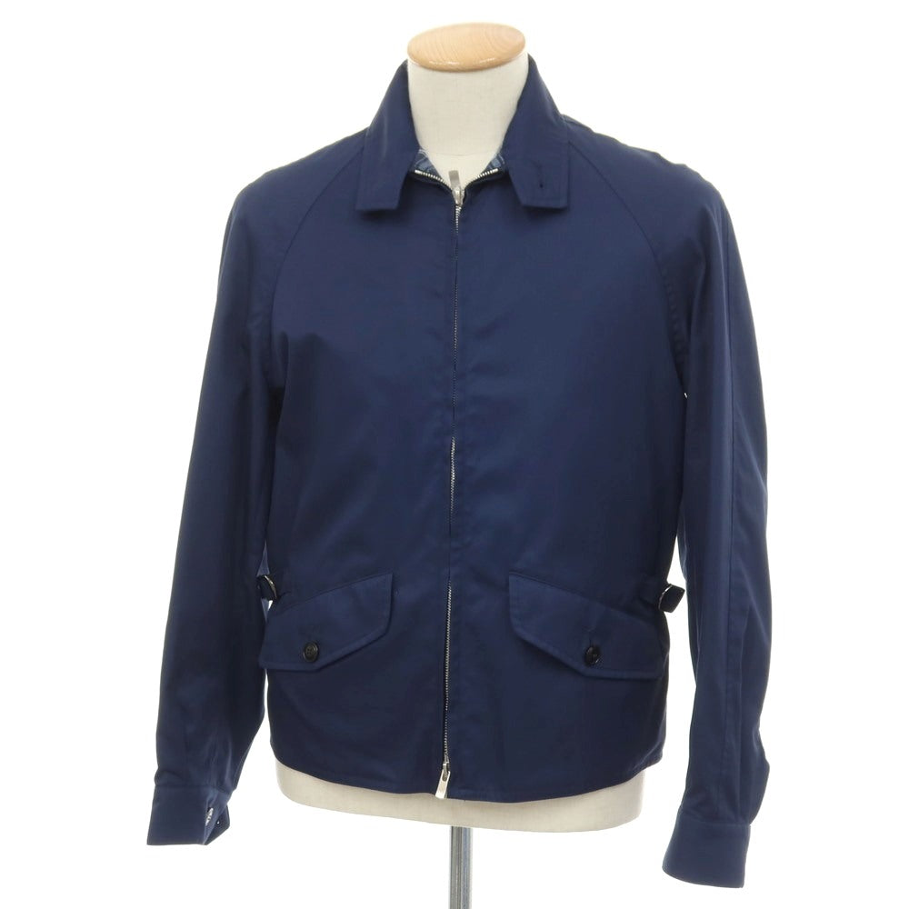 【中古】グレンフェル GRENFELL コットン ダブルジップ スイングトップ ネイビー【サイズ34】【 状態ランクB 】【 メンズ 】