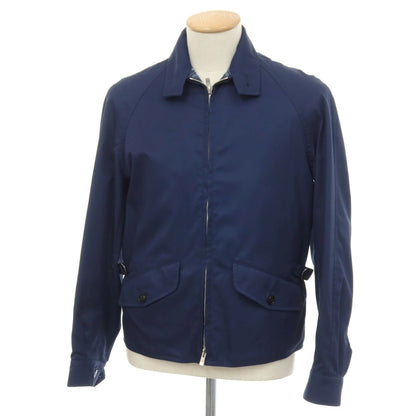 【中古】グレンフェル GRENFELL コットン ダブルジップ スイングトップ ネイビー【サイズ34】【 状態ランクB 】【 メンズ 】