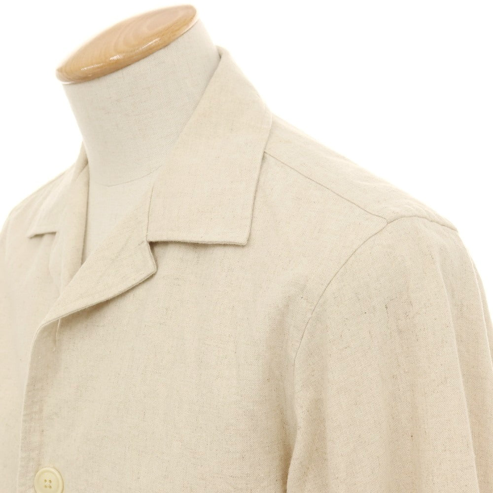 【中古】リングヂャケット RING JACKET コットンリネン ワークジャケット アイボリー【サイズS】【 状態ランクB 】【 メンズ 】