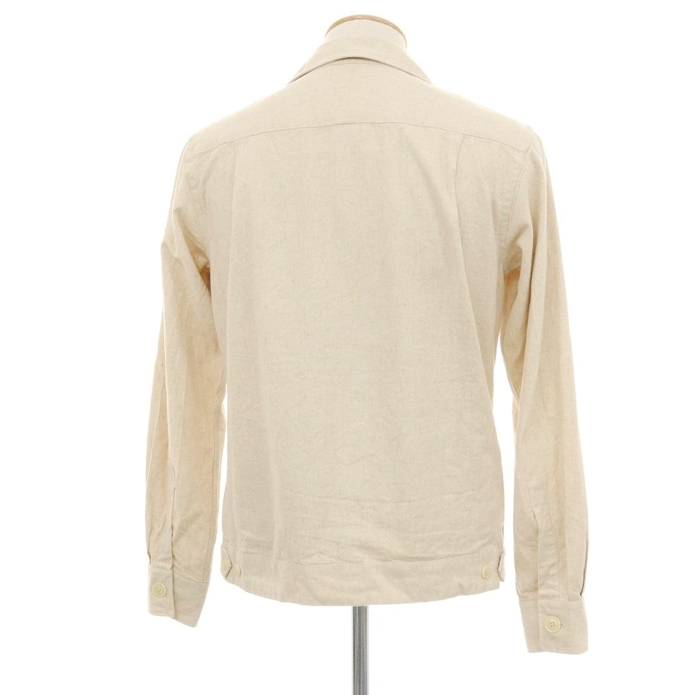 【中古】リングヂャケット RING JACKET コットンリネン ワークジャケット アイボリー【サイズS】【 状態ランクB 】【 メンズ 】