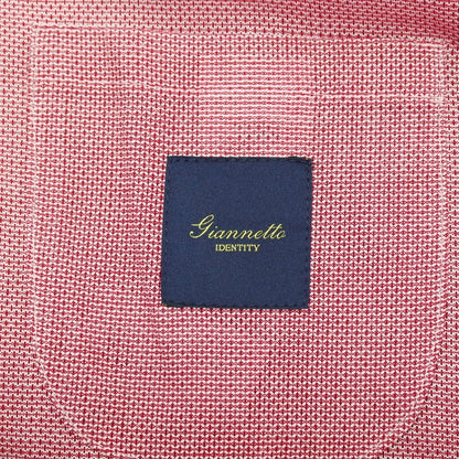 【中古】ジャンネット giannetto RIVIERA コットン 2B カジュアルジャケット ピンク【サイズ42】【 状態ランクB 】【 メンズ 】