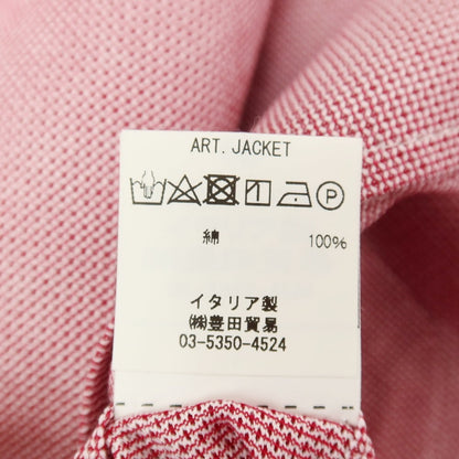 【中古】ジャンネット giannetto RIVIERA コットン 2B カジュアルジャケット ピンク【サイズ42】【 状態ランクB 】【 メンズ 】