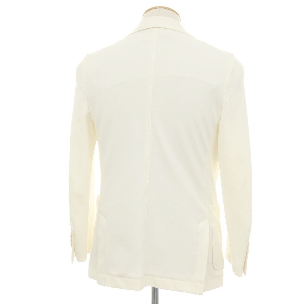【中古】チルコロ1901 CIRCOLO 1901 コットン ジャージー 2B カジュアルジャケット ホワイト【サイズ44】【 状態ランクC 】【 メンズ 】