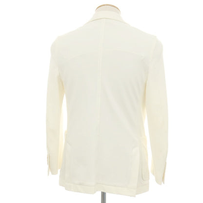 【中古】チルコロ1901 CIRCOLO 1901 コットン ジャージー 2B カジュアルジャケット ホワイト【サイズ44】【 状態ランクC 】【 メンズ 】