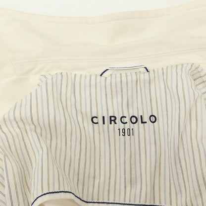【中古】チルコロ1901 CIRCOLO 1901 コットン ジャージー 2B カジュアルジャケット ホワイト【サイズ44】【 状態ランクC 】【 メンズ 】