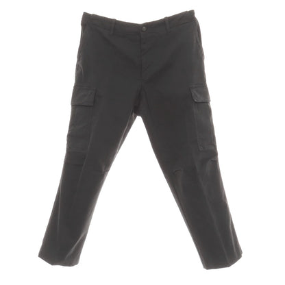 【中古】ベルウィッチ BERWICH Wide cargo ストレッチ コットン カーゴパンツ ブラック【サイズ46】【 状態ランクB 】【 メンズ 】