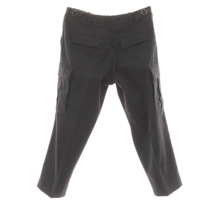【中古】ベルウィッチ BERWICH Wide cargo ストレッチ コットン カーゴパンツ ブラック【サイズ46】【 状態ランクB 】【 メンズ 】
