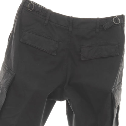 【中古】ベルウィッチ BERWICH Wide cargo ストレッチ コットン カーゴパンツ ブラック【サイズ46】【 状態ランクB 】【 メンズ 】
