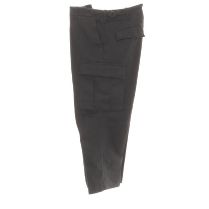 【中古】ベルウィッチ BERWICH Wide cargo ストレッチ コットン カーゴパンツ ブラック【サイズ46】【 状態ランクB 】【 メンズ 】