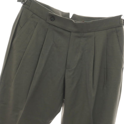 【中古】ベルウィッチ BERWICH beams scotch ウール ドレススラックスパンツ オリーブグリーン【サイズ44】【 状態ランクB 】【 メンズ 】
