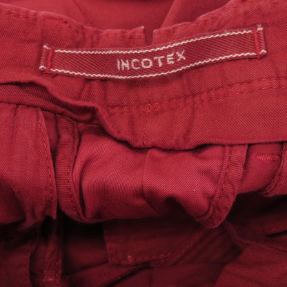 【中古】インコテックス INCOTEX ストレッチ コットン カジュアルスラックスパンツ レッド【サイズ30】【 状態ランクB 】【 メンズ 】