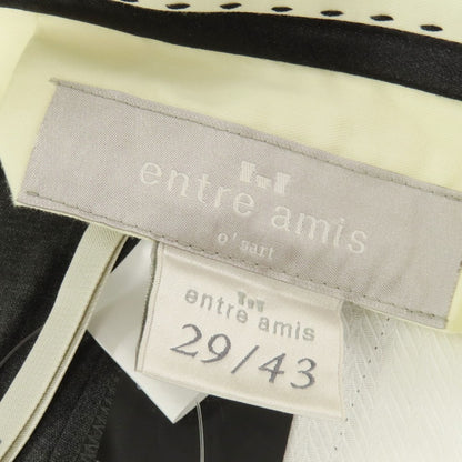 【中古】アントレアミ ENTRE AMIS ウールポリウレタン ドレススラックスパンツ ダークグレー【サイズ29】【 状態ランクB 】【 メンズ 】
