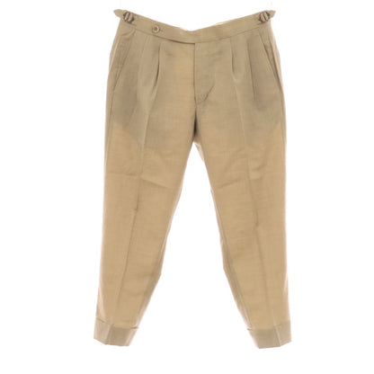 【中古】ジーティーアー G.T.A HERRICK JP ウール ドレススラックスパンツ ベージュ【サイズ46】【 状態ランクA 】【 メンズ 】