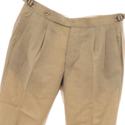 【中古】ジーティーアー G.T.A HERRICK JP ウール ドレススラックスパンツ ベージュ【サイズ46】【 状態ランクA 】【 メンズ 】