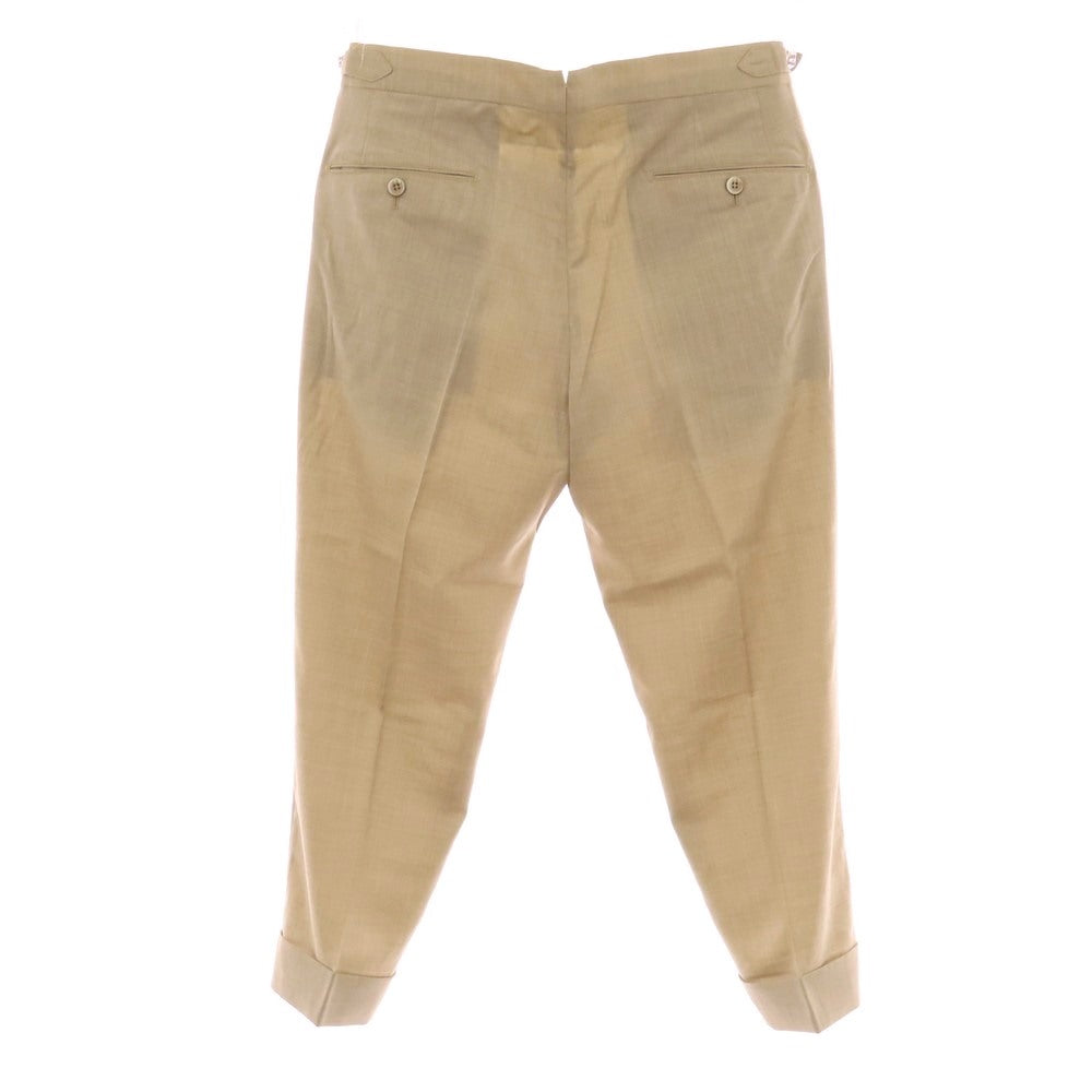 【中古】ジーティーアー G.T.A HERRICK JP ウール ドレススラックスパンツ ベージュ【サイズ46】【 状態ランクA 】【 メンズ 】