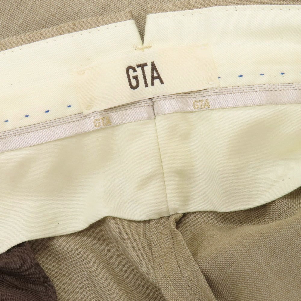 【中古】ジーティーアー G.T.A HERRICK JP ウール ドレススラックスパンツ ベージュ【サイズ46】【 状態ランクA 】【 メンズ 】