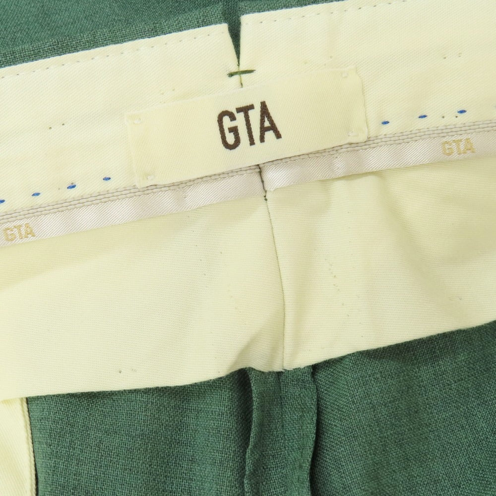 【中古】ジーティーアー G.T.A HERRICK ウール ドレススラックスパンツ グリーン【サイズ46】【 状態ランクA 】【 メンズ 】